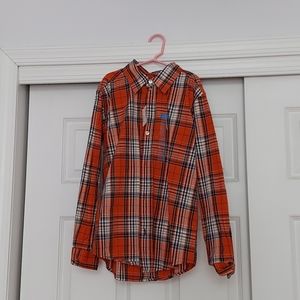 Log leave button shirt for boy
